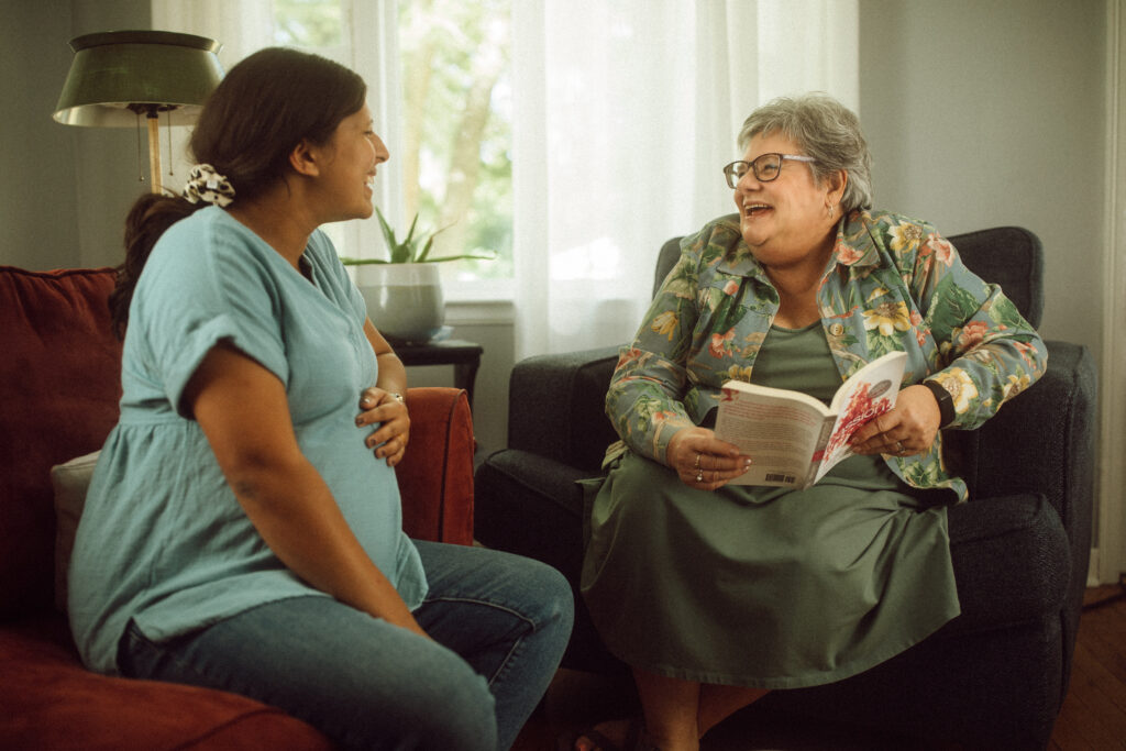 Women at pregnancy clinic in Kalamazoo